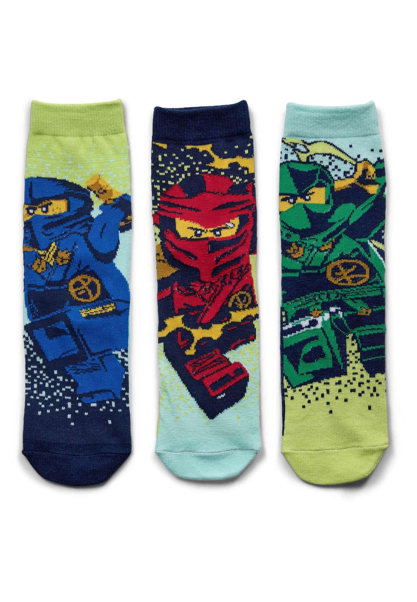LEGO® NINJAGO® 3-Pack Socks – LWAGAN 310 -LEGO®