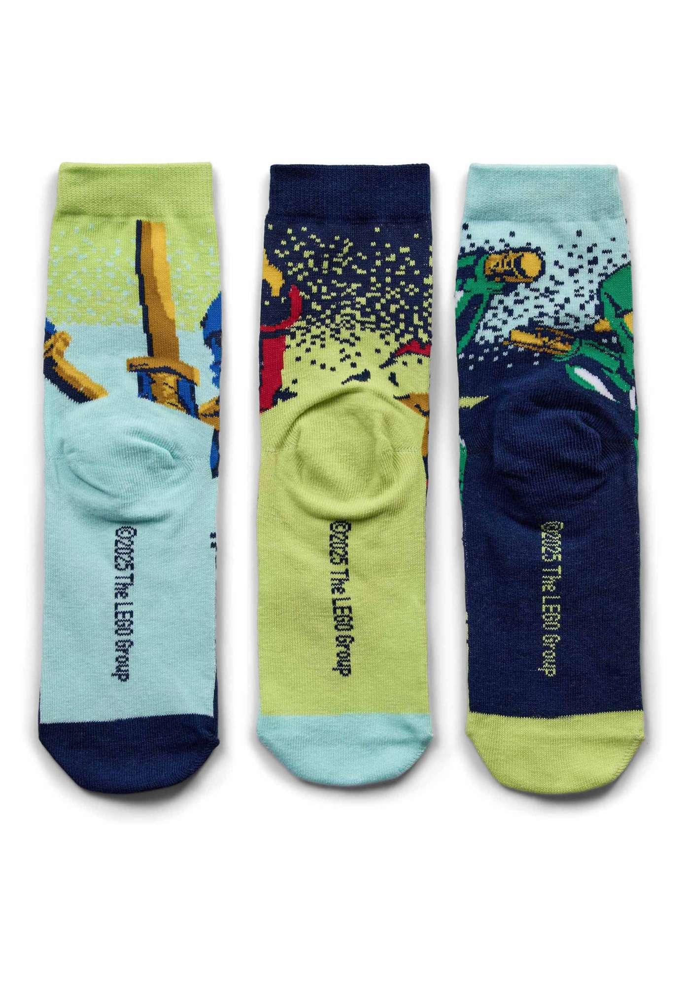LEGO® NINJAGO® 3-Pack Socks – LWAGAN 310 -LEGO®