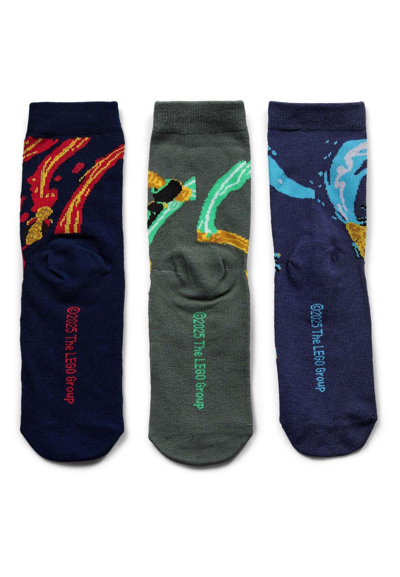 LEGO® NINJAGO® 3-Pack Socks – LWAGAN 201 -LEGO®