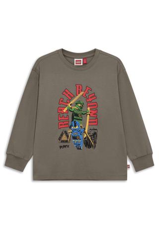 LEGO® NINJAGO® Langarmshirt LWTAJ 608 - Hellbraun