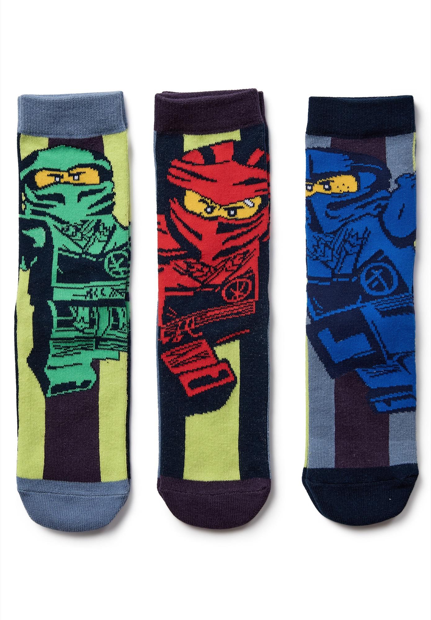 LEGO® NINJAGO® 3er-Pack Socken LWAIKO 709 -LEGO®