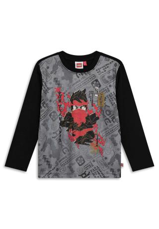 LEGO® NINJAGO® T-Shirt langarm - LWTAJ 221 - Schwarz