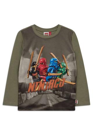 LEGO® NINJAGO® T-Shirt langarm - LWTAJ 101 - Olivgrün