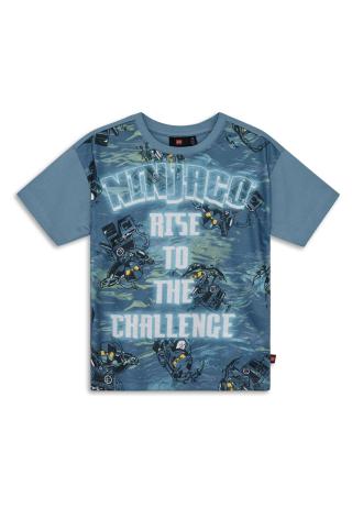 LEGO® NINJAGO® T-Shirt kurzarm - LWTAFFY 308 - Verstaubter Blau