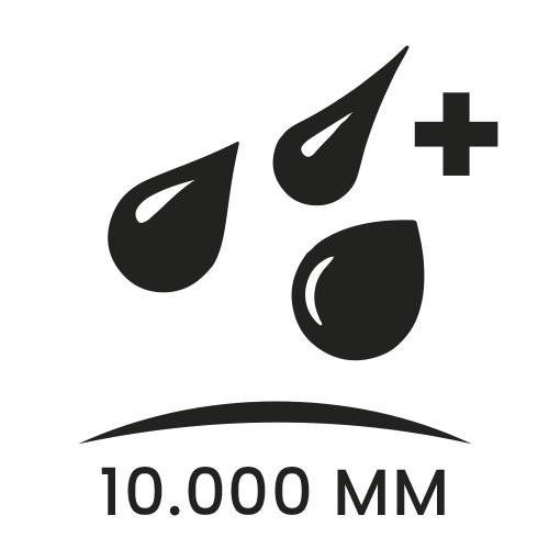 Symbol für 10.000 mm Wassersäule.