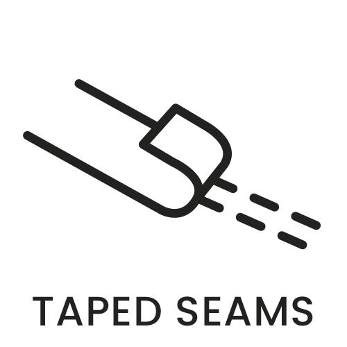 Symbol für getapte Nähte.